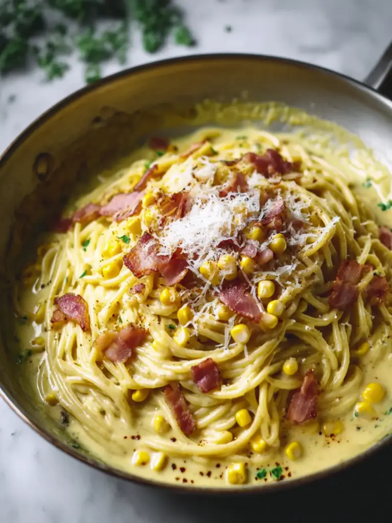 Corn Carbonara