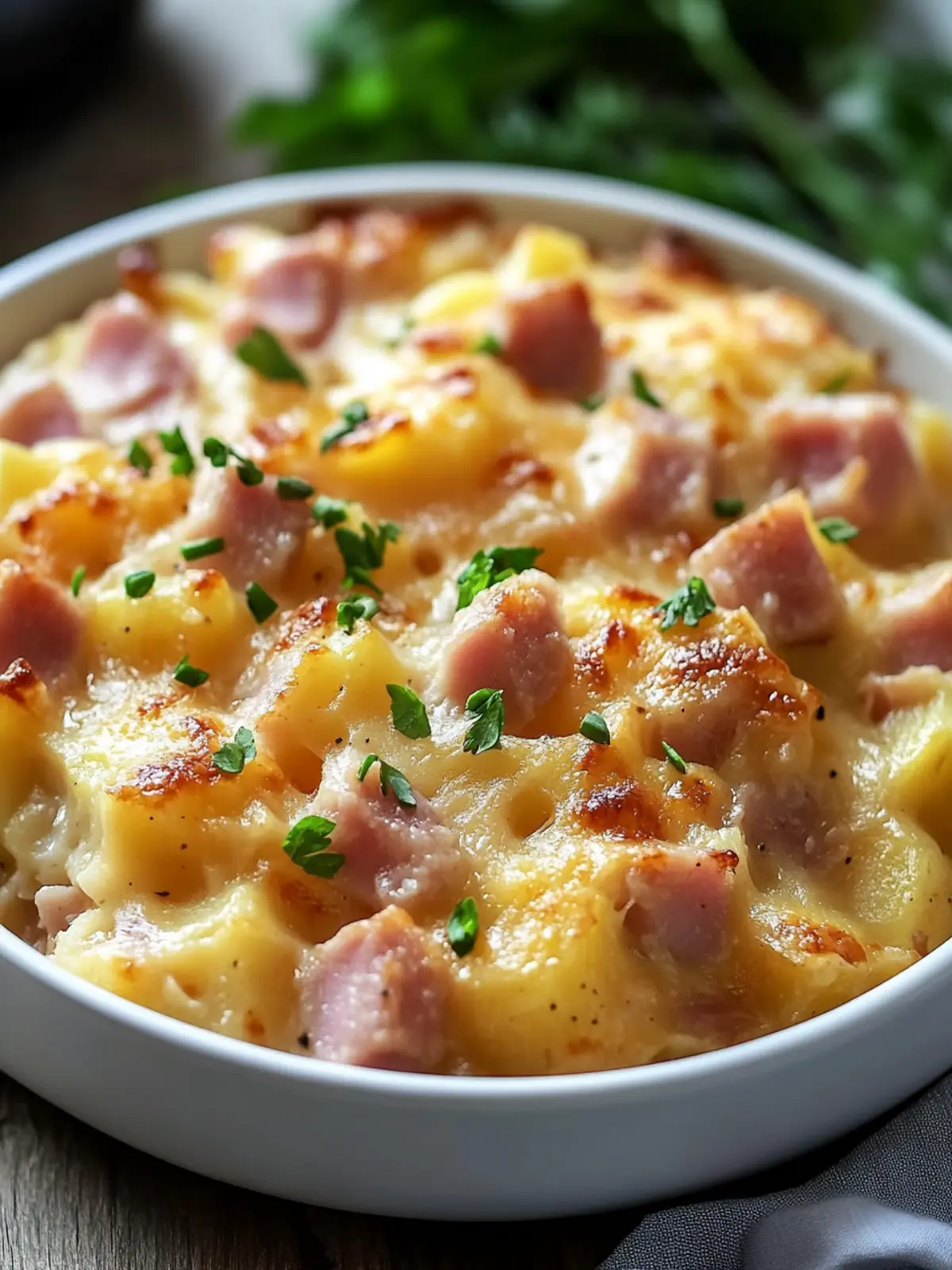 Comforting Crockpot Ham and Potato Casserole for Busy Nights 4 Crockpot Ham and Potato Casserole