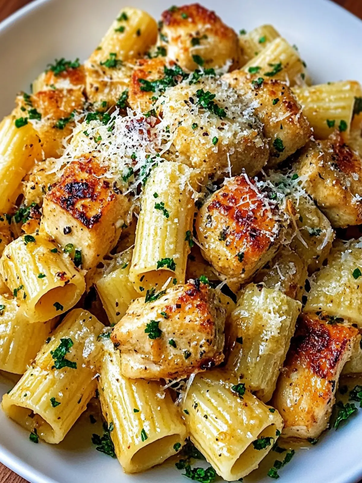 Garlic Butter Chicken with Rigatoni and Parmesan in 30 Minutes 3 Garlic Butter Chicken with Rigatoni and Parmesan