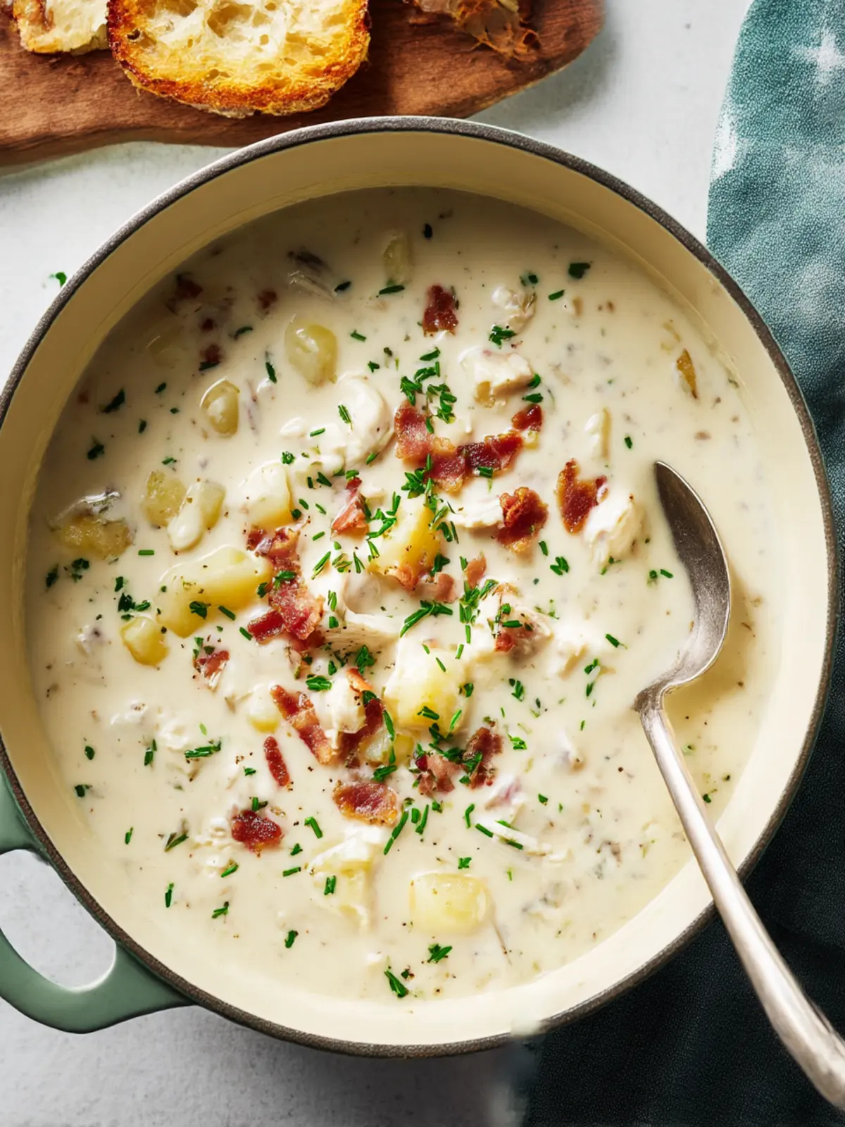 Creamy Clam Chowder Recipe with Crunchy Bacon Twist 3 Clam Chowder Recipe