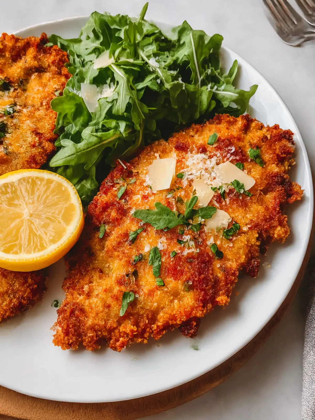 Crispy Chicken Milanese: A Gourmet Twist on Comfort Food 4 Chicken Milanese