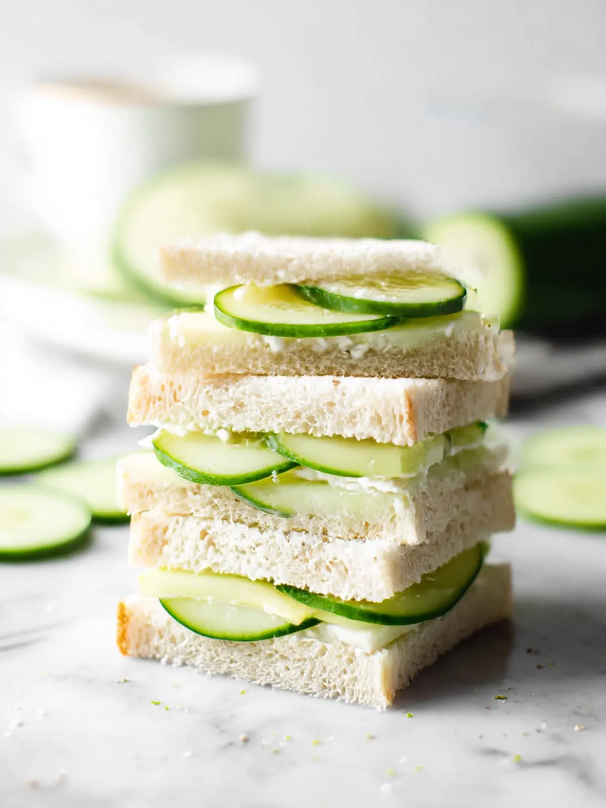 Refreshing Cucumber Sandwiches: Quick and Easy Treats at Home 3 Cucumber Sandwiches