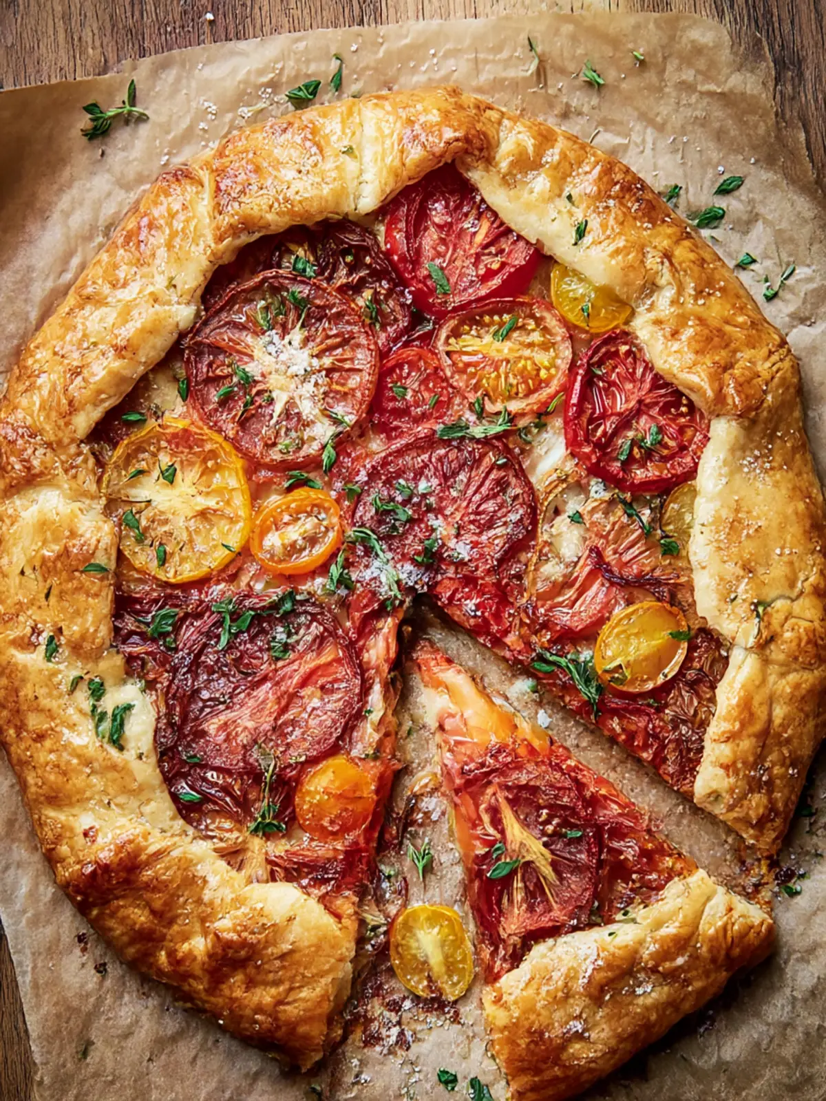 Savory Tomato Galette: A Flavorful Seasonal Delight 3 Tomato Galette