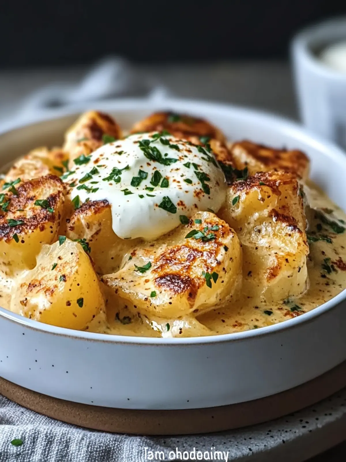 Steakhouse Potatoes Romanoff with Greek Yogurt