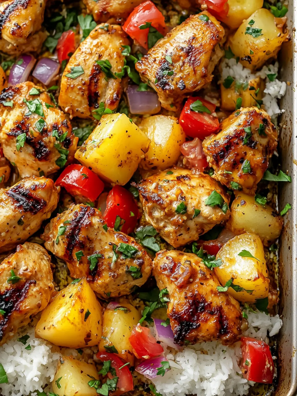 Hawaiian Chicken Sheet Pan: Quick, Sweet & Savory Delight! 5 Hawaiian Chicken Sheet Pan