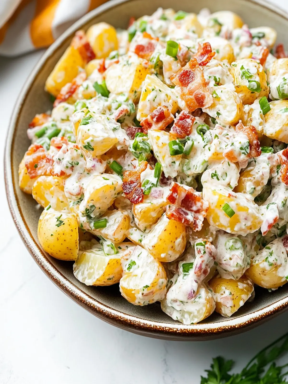 Creamy Bacon Ranch Potato Salad Your Potluck Showstopper 4 Bacon Ranch Potato Salad