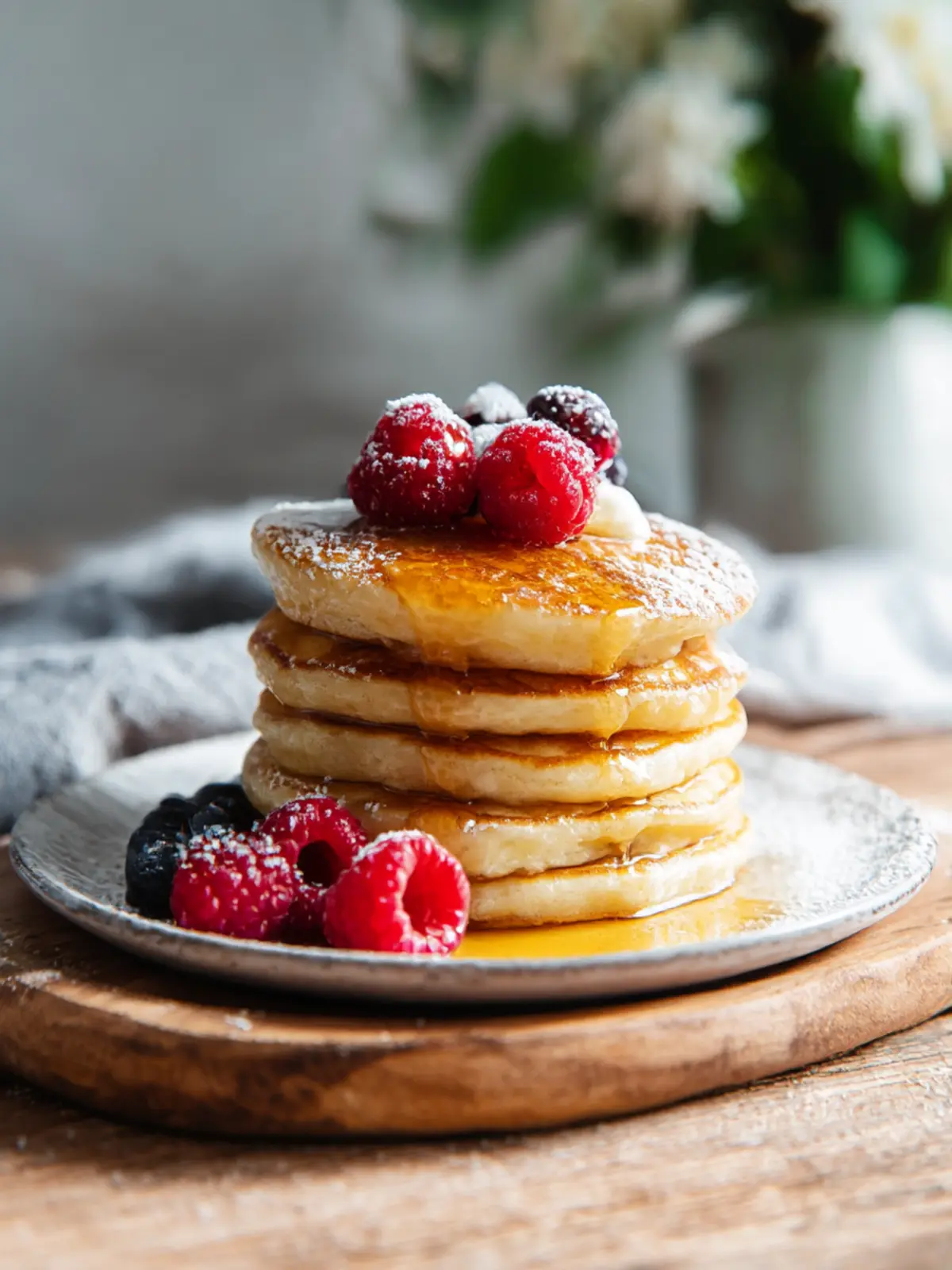 Fluffy Cottage Cheese Pancakes for a Protein-Packed Breakfast 2 Cottage Cheese Pancakes