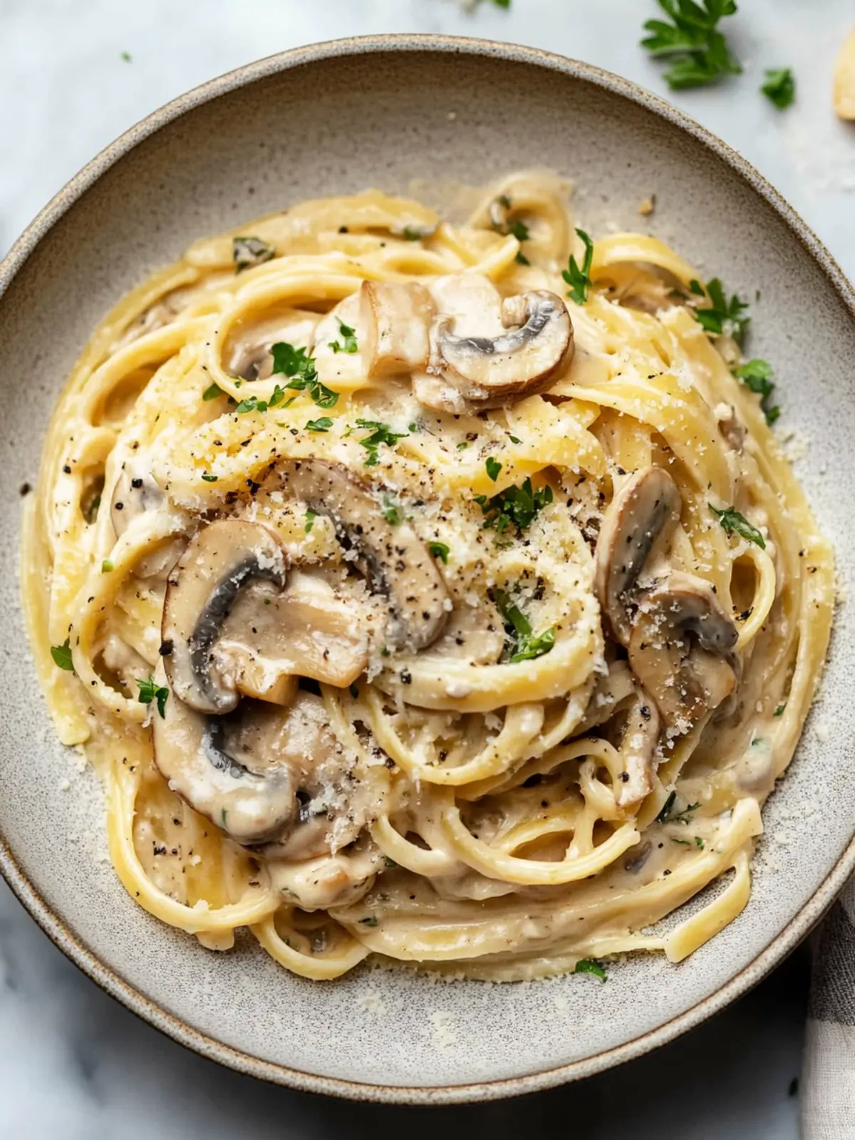 Creamy Mushroom Pasta