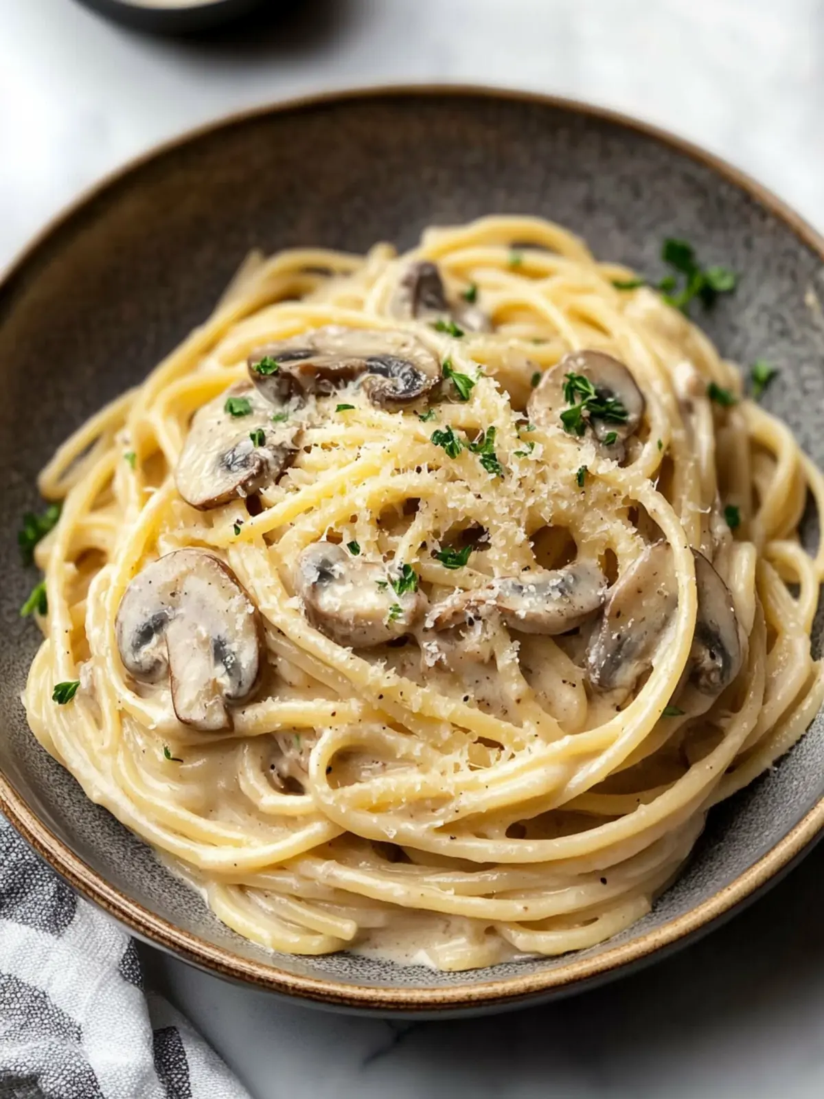 Creamy Mushroom Pasta