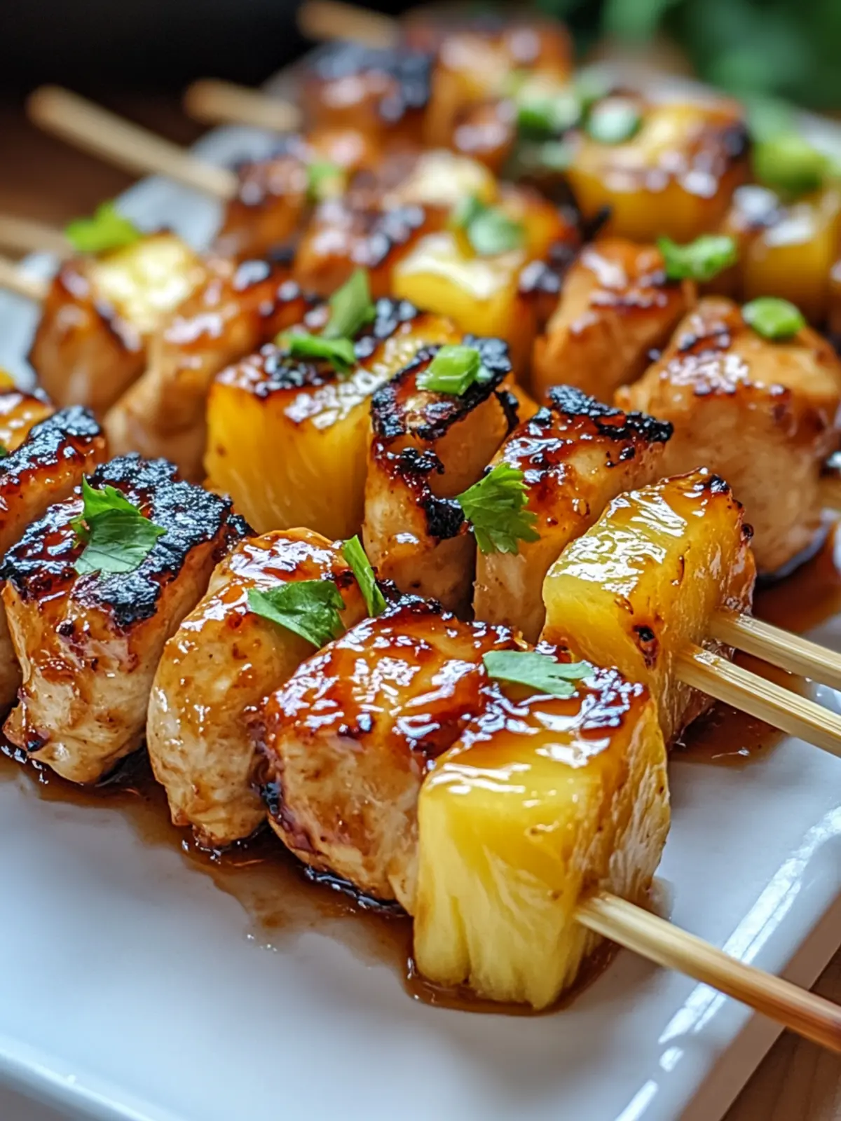 Grilled Pineapple Teriyaki Chicken Kabobs for Perfect Summer BBQ 5 Grilled Pineapple Teriyaki Chicken Kabobs
