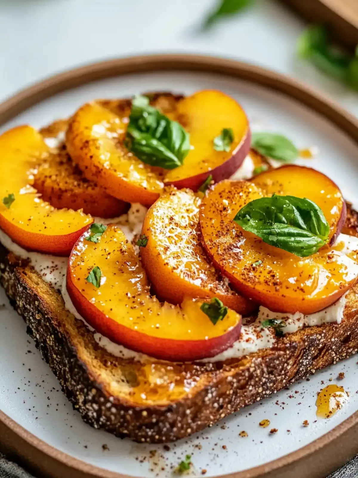 Viral Air Fryer Peach Toast: Your 7-Minute Breakfast Bliss 3 Viral Air Fryer Peach Toast
