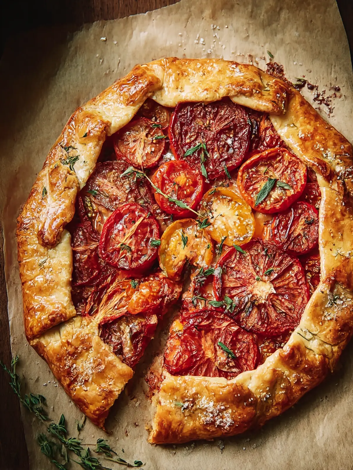 Savory Tomato Galette: A Flavorful Seasonal Delight 4 Tomato Galette