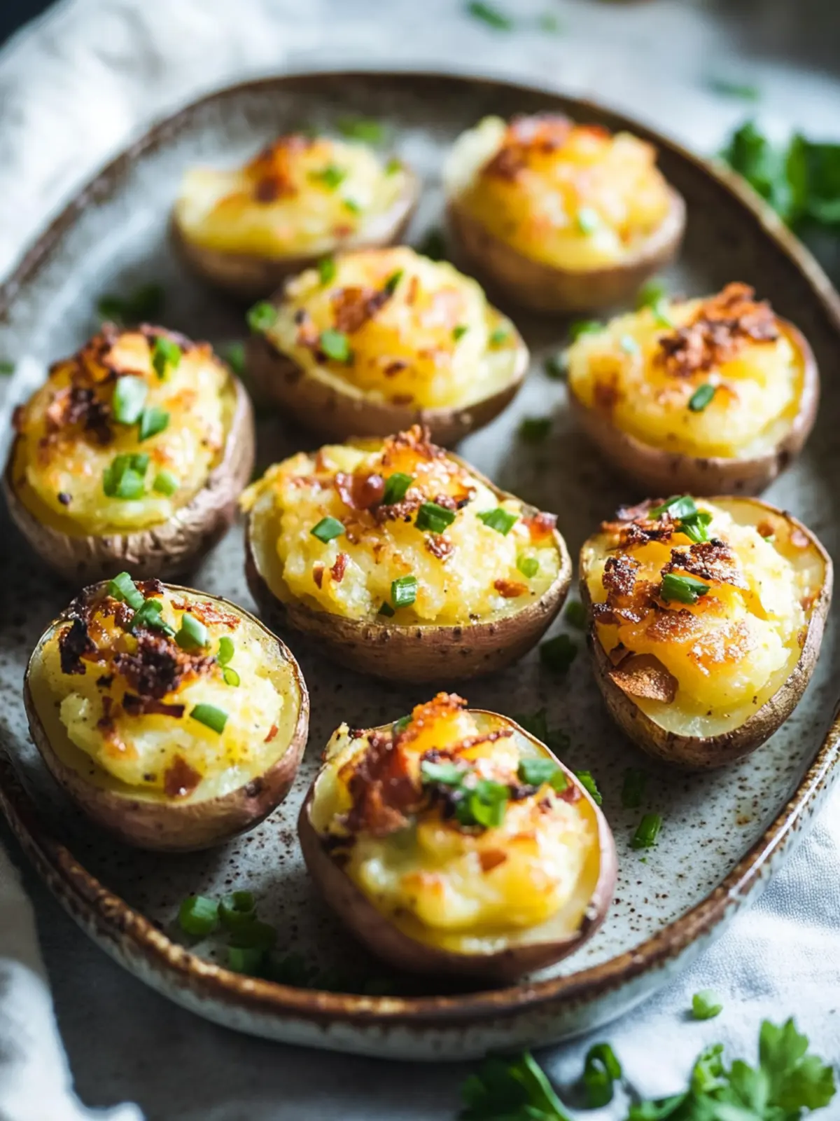 Irresistibly Cheesy Twice Baked Baby Potatoes You’ll Love 3 Twice Baked Baby Potatoes