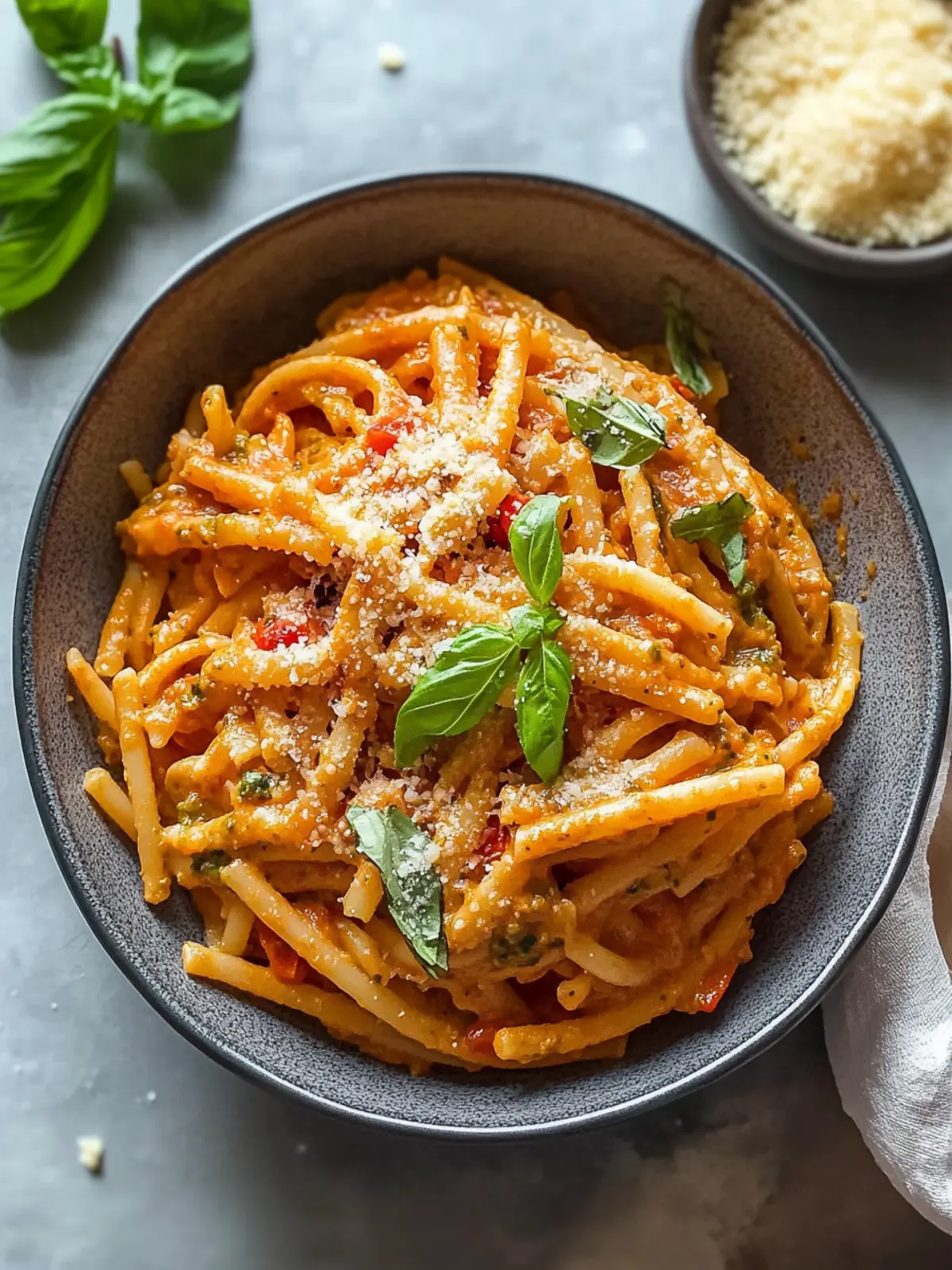 Creamy Red Pesto Pasta with Chicken: A Flavorful Twist 2 Creamy Red Pesto Pasta