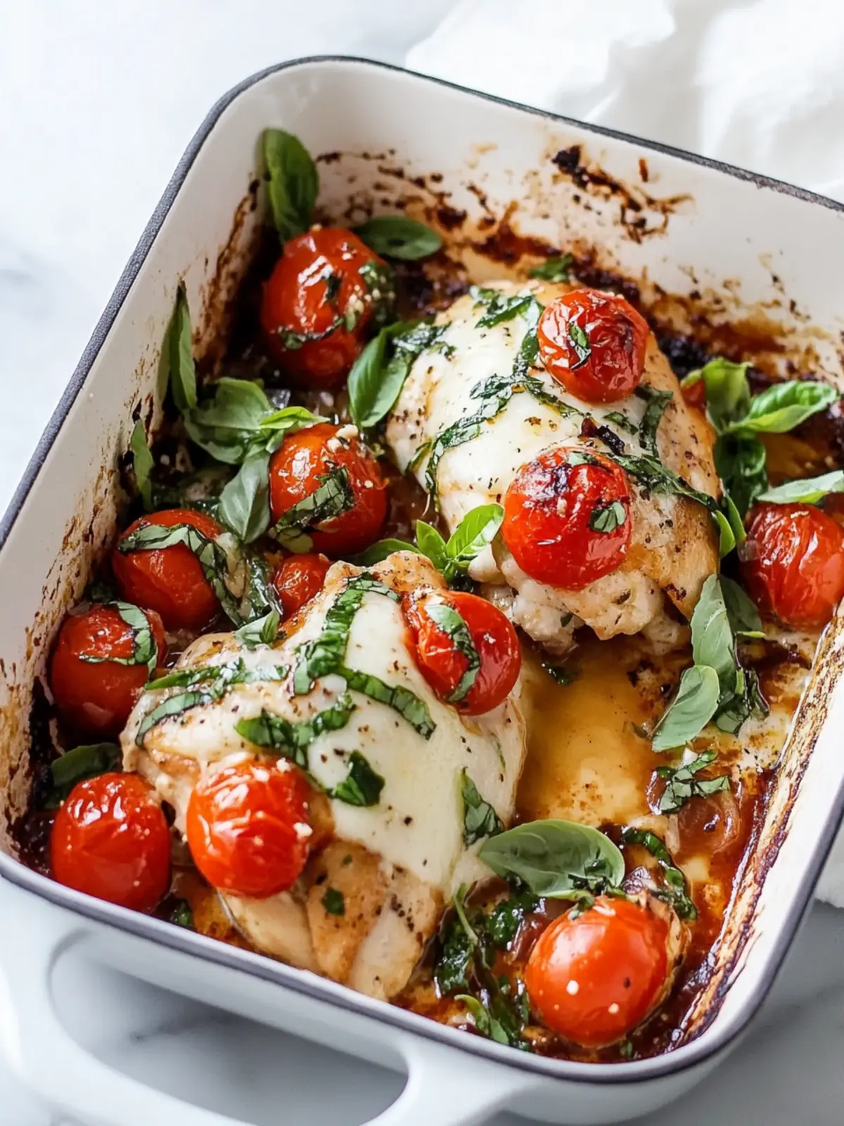 Savory Baked Caprese Chicken That'll Wow Your Dinner Guests 5 Baked Caprese Chicken