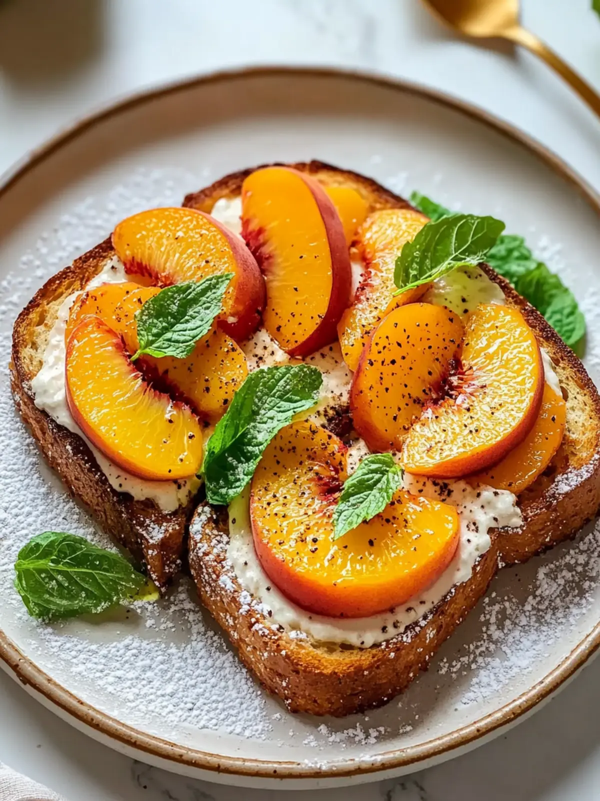Viral Air Fryer Peach Toast: Your 7-Minute Breakfast Bliss 4 Viral Air Fryer Peach Toast