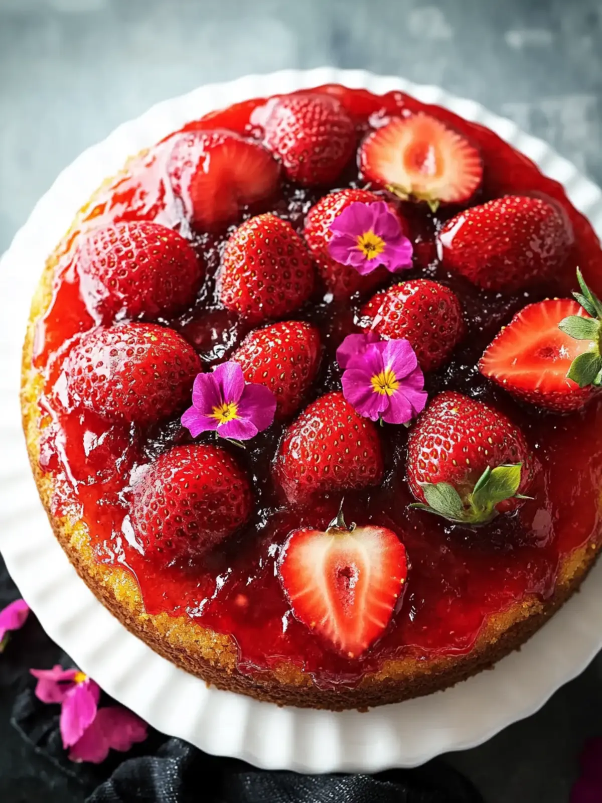 Irresistible Strawberry Upside-Down Cake You Can Whip Up Fast 5 Strawberry Upside-Down Cake