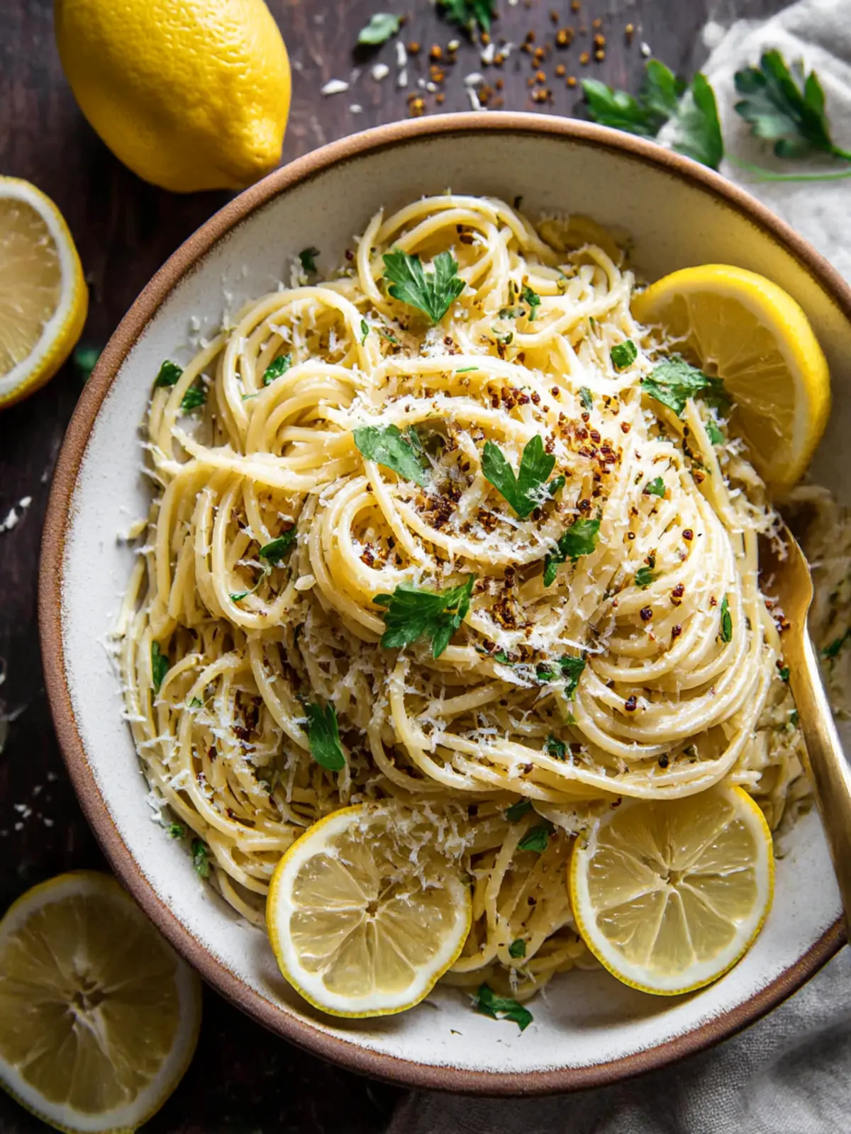 Lemon Garlic Pasta: A Creamy Delight in 20 Minutes 2 Garlic Lemon Pasta