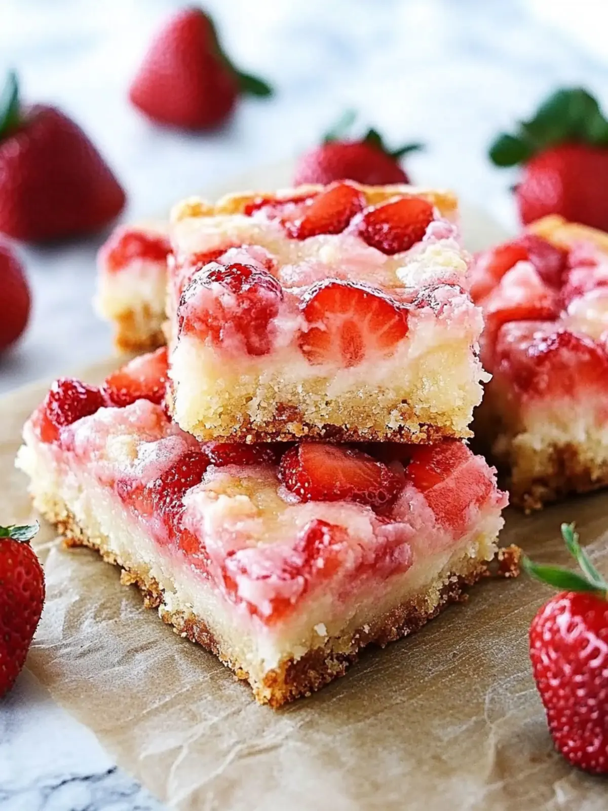 Sweet Bliss: Easy Strawberry Chess Bars You’ll Love 4 Strawberry Chess Bars