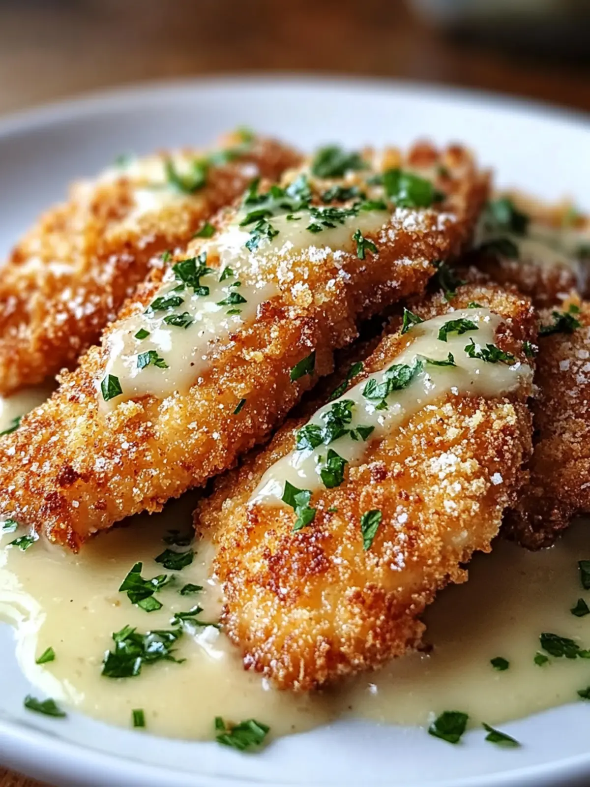 Crispy Parmesan Chicken with Rich Garlic Sauce You’ll Love 5 Crispy Parmesan Chicken with a Rich Garlic Sauce