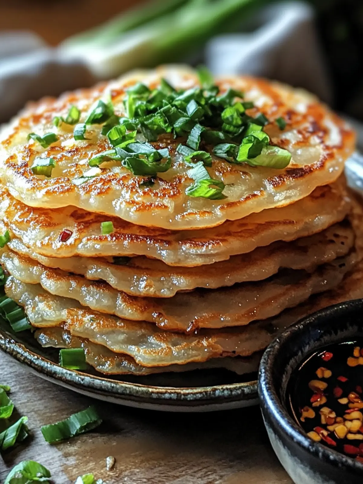 Crispy Rice Paper Scallion Pancakes for a Flavorful Snack 5 Crispy Rice Paper Scallion Pancakes