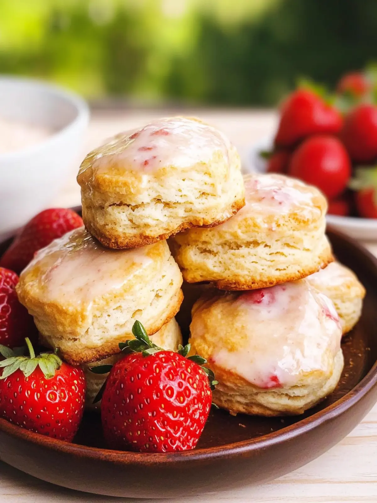 Strawberry Biscuits