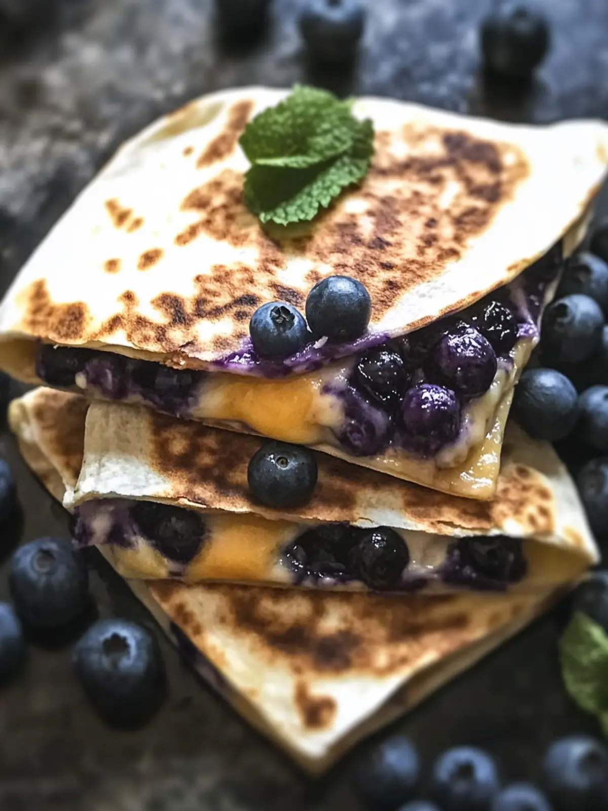 Blueberry Breakfast Quesadillas That Will Wow Your Mornings 4 Blueberry Breakfast Quesadillas