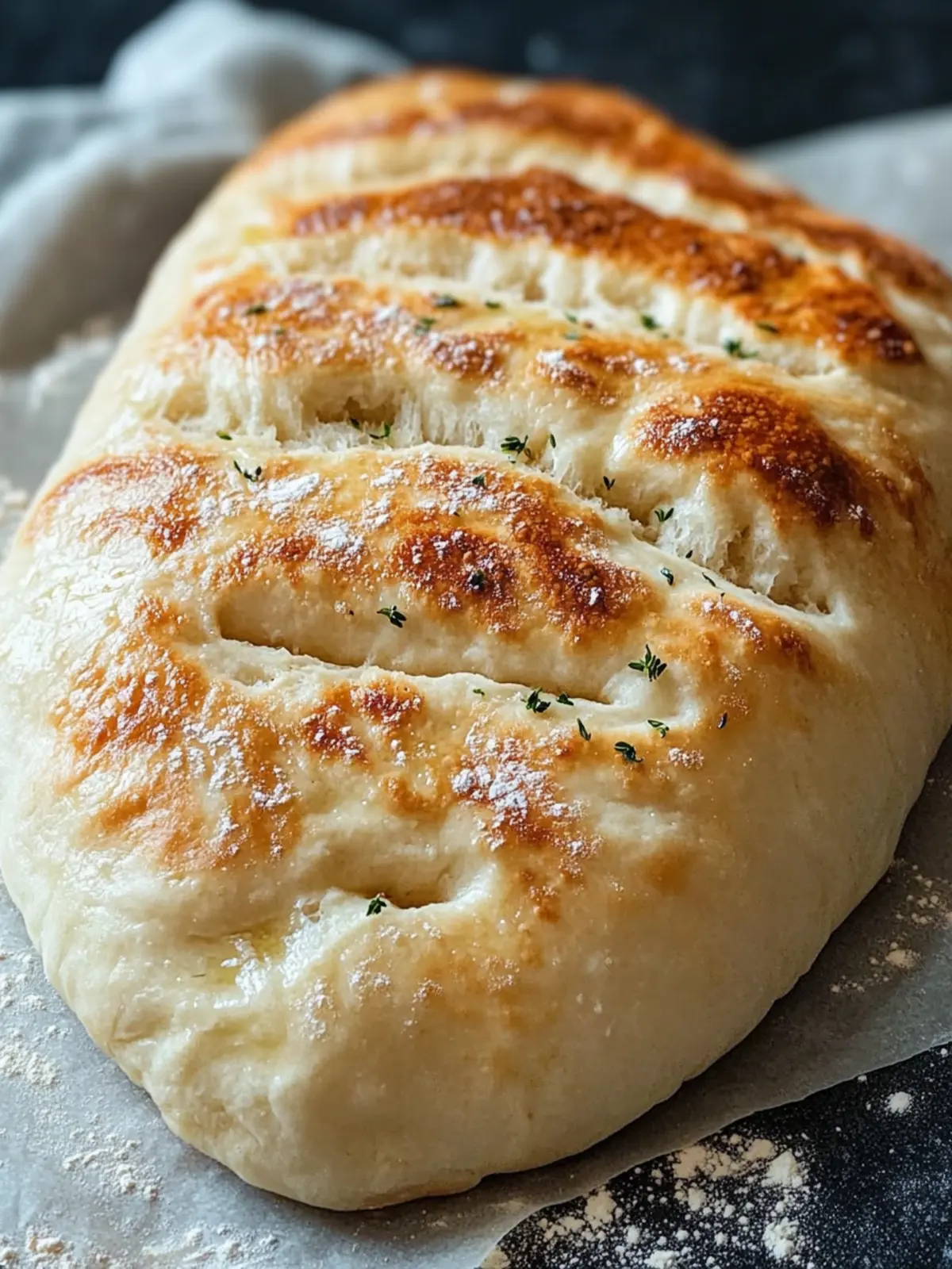 Easy No-Knead Turkish Bread