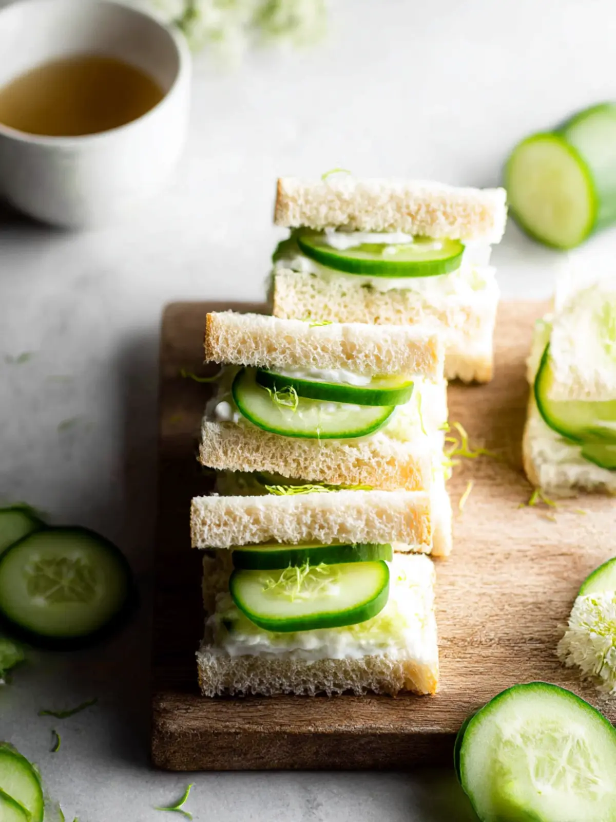 Refreshing Cucumber Sandwiches: Quick and Easy Treats at Home 2 Cucumber Sandwiches