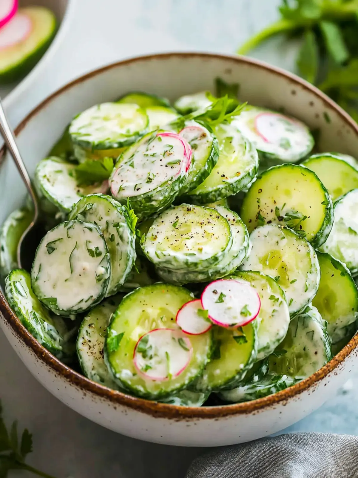 Refreshing Creamy Cucumber Salad for Light Summer Feasts 3 Creamy Cucumber Salad