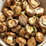 Savory Air Fryer Mushrooms with Parmesan in 10 Minutes 8 Air Fryer Mushrooms
