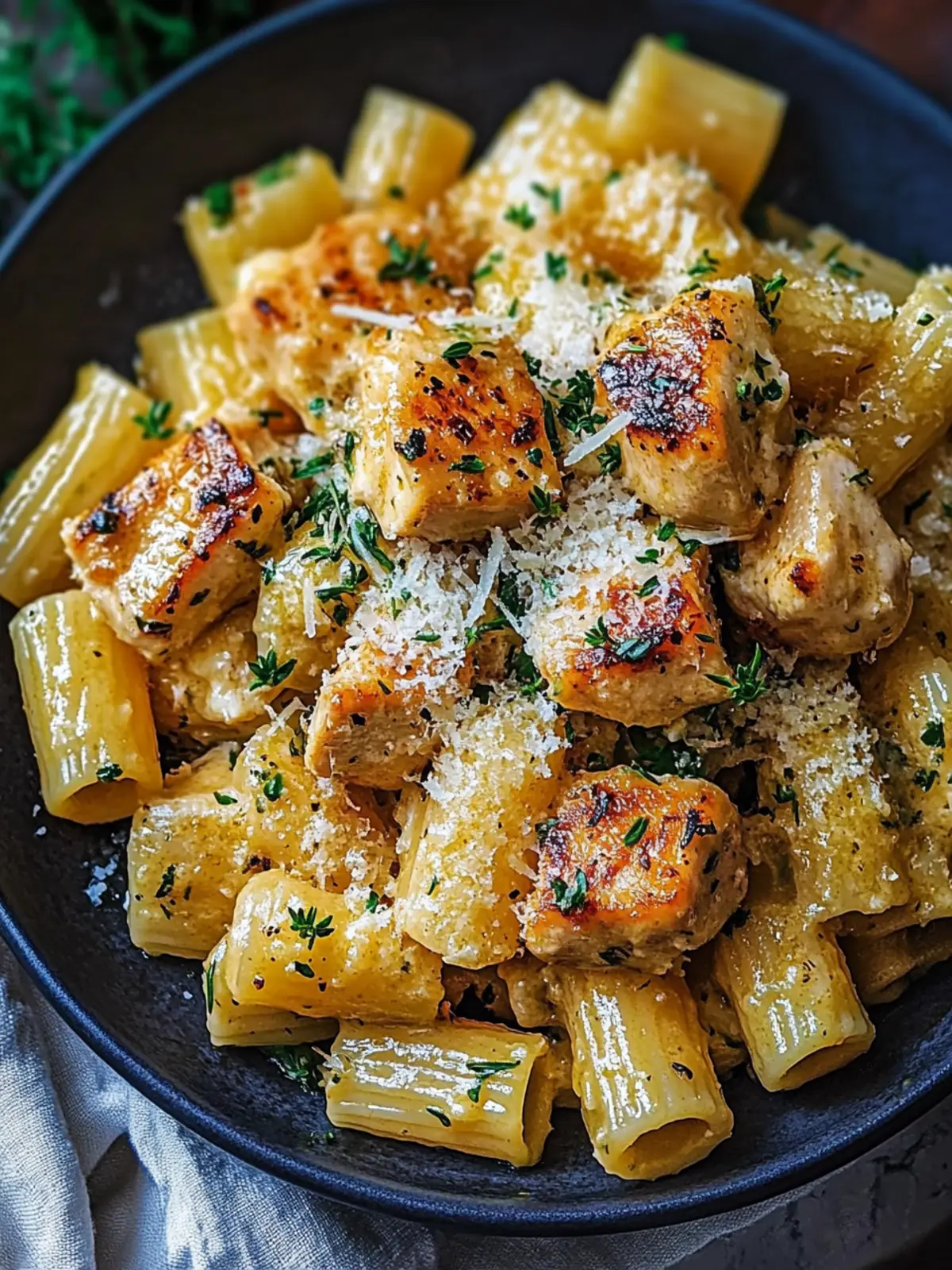 Garlic Butter Chicken with Rigatoni and Parmesan in 30 Minutes 2 Garlic Butter Chicken with Rigatoni and Parmesan