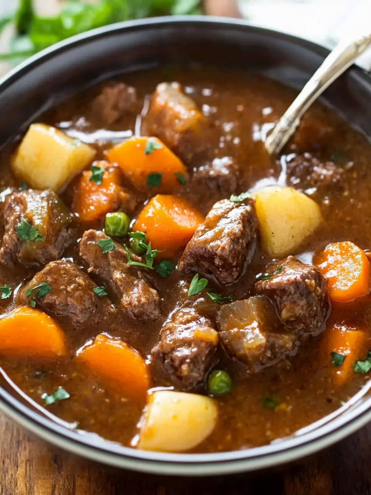 Melt-in-Your-Mouth Slow Cooker Beef Stew for Cozy Nights 3 Slow Cooker Beef Stew