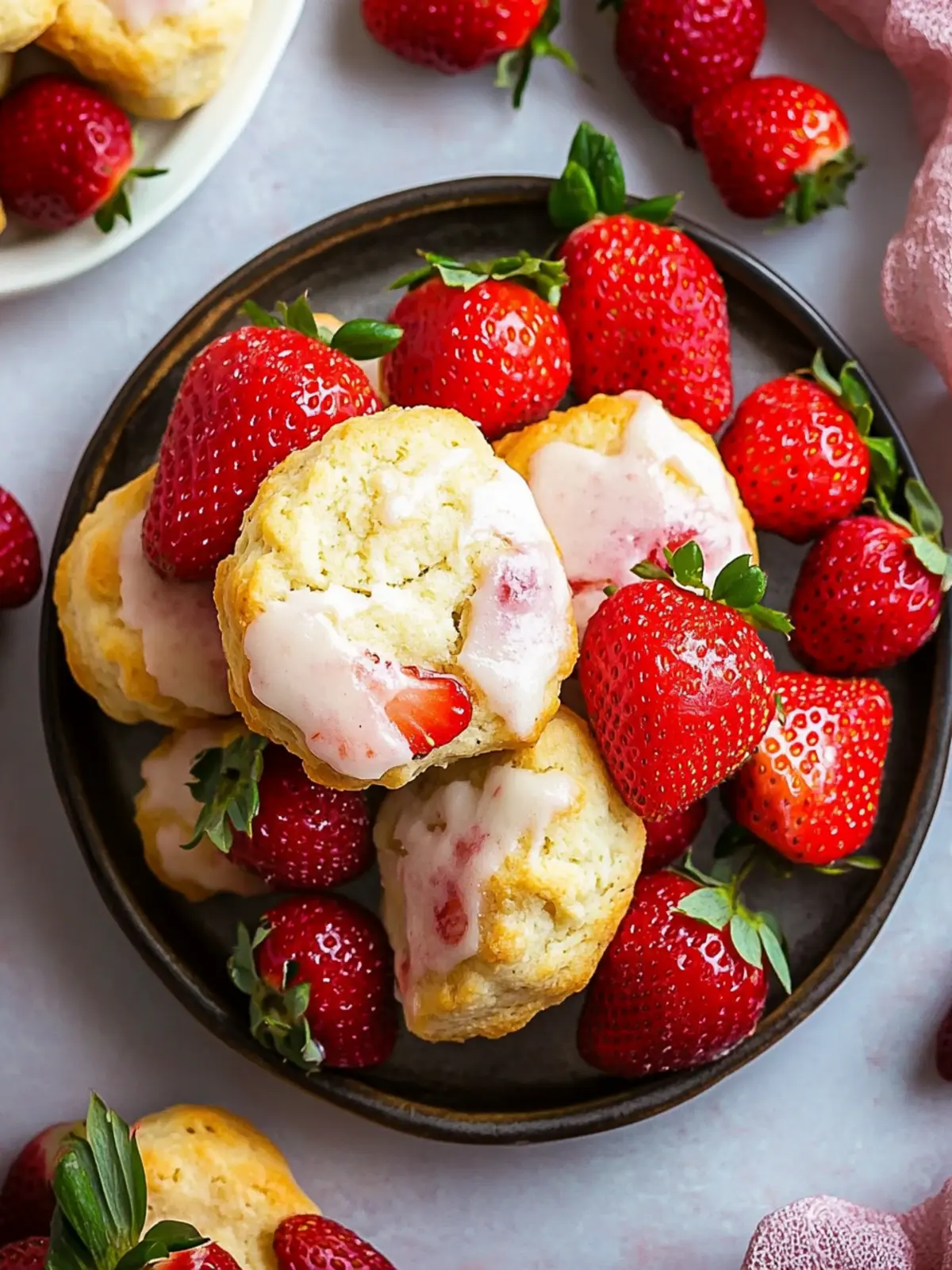 Strawberry Biscuits
