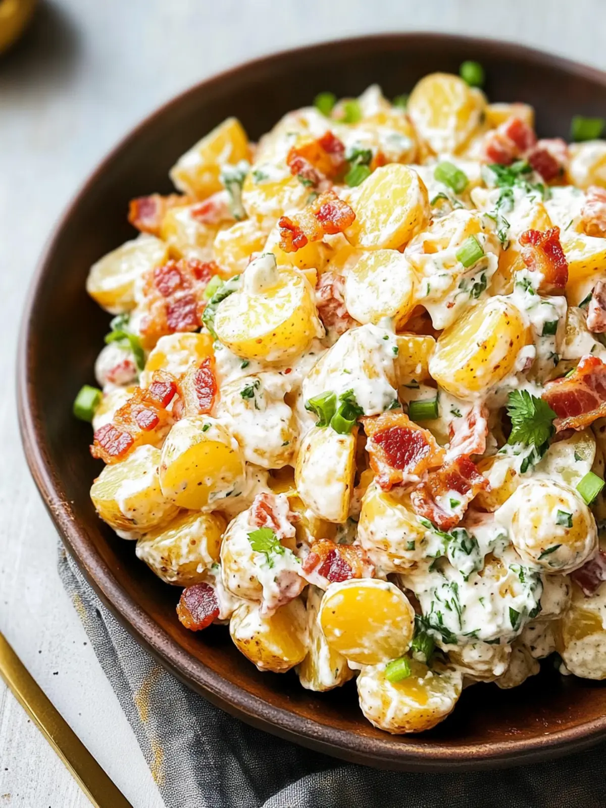Creamy Bacon Ranch Potato Salad Your Potluck Showstopper 3 Bacon Ranch Potato Salad