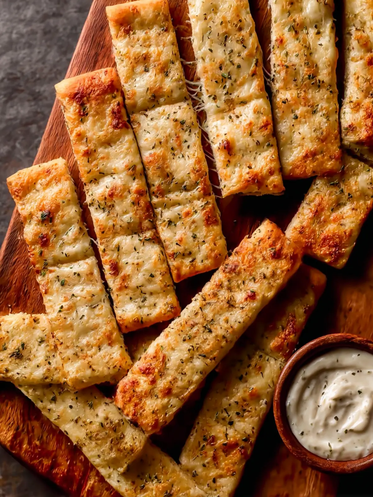 Cheesy Cottage Cheese Breadsticks