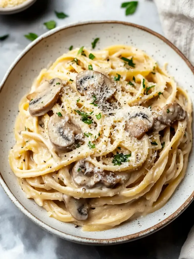 Creamy Mushroom Pasta