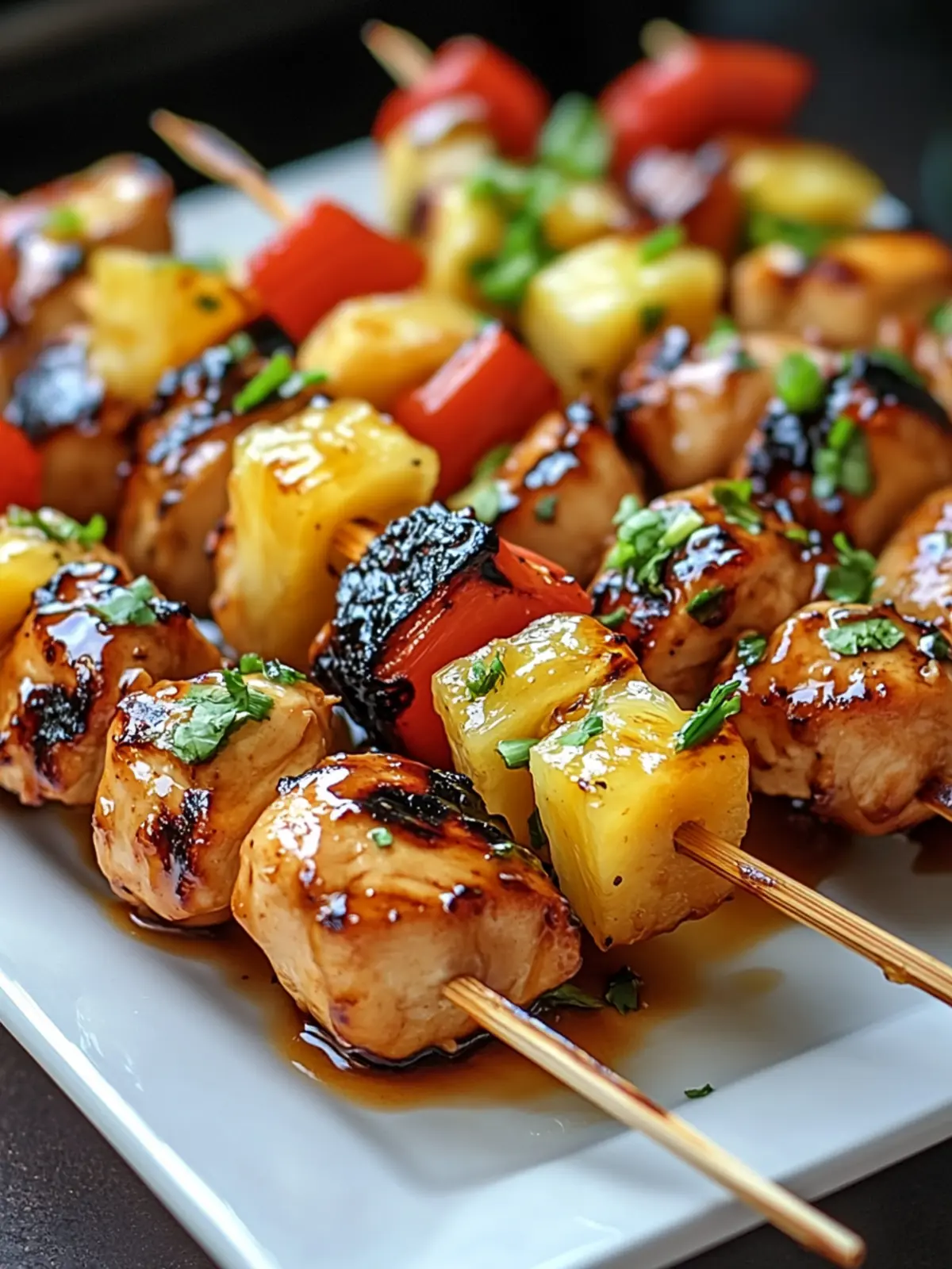 Grilled Pineapple Teriyaki Chicken Kabobs for Perfect Summer BBQ 2 Grilled Pineapple Teriyaki Chicken Kabobs