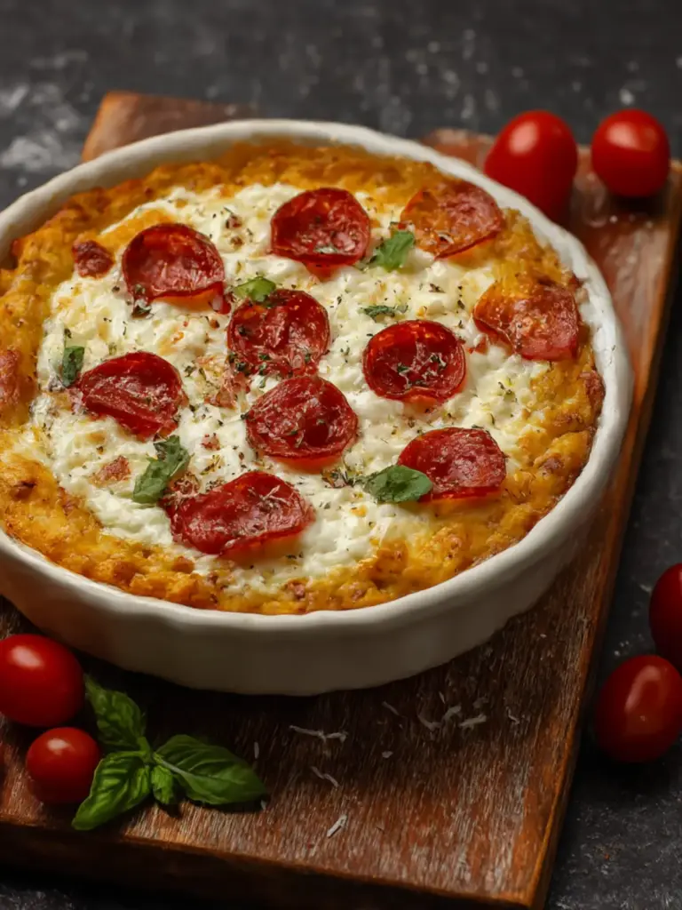 Cottage Cheese Pizza Bowl