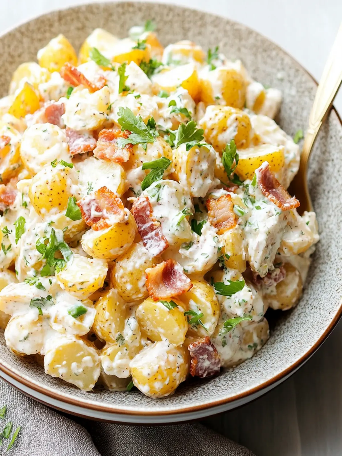 Creamy Bacon Ranch Potato Salad Your Potluck Showstopper 5 Bacon Ranch Potato Salad