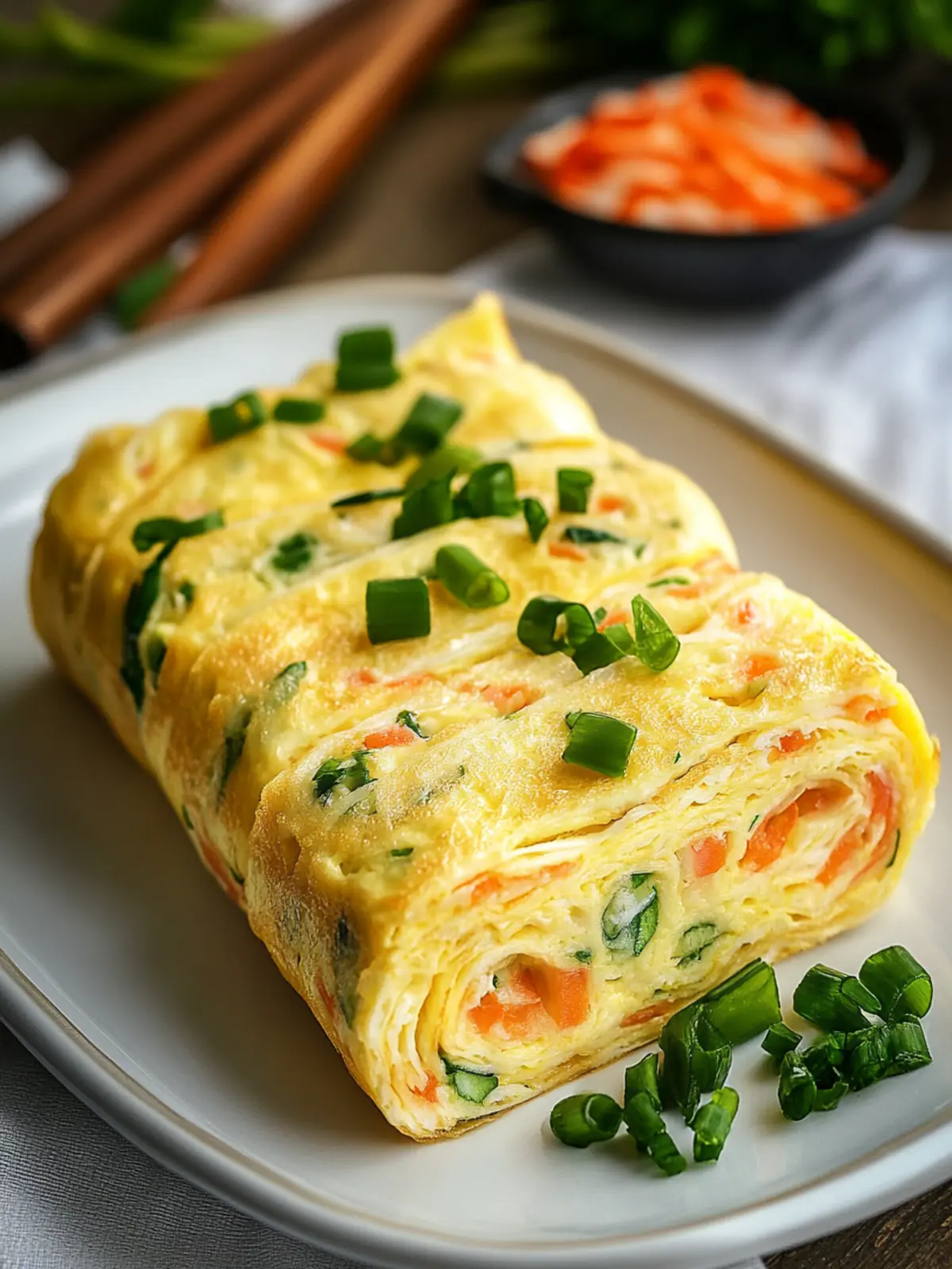 Korean Rolled Omelette: Fluffy Perfection for Quick Meals 5 Korean Rolled Omelette
