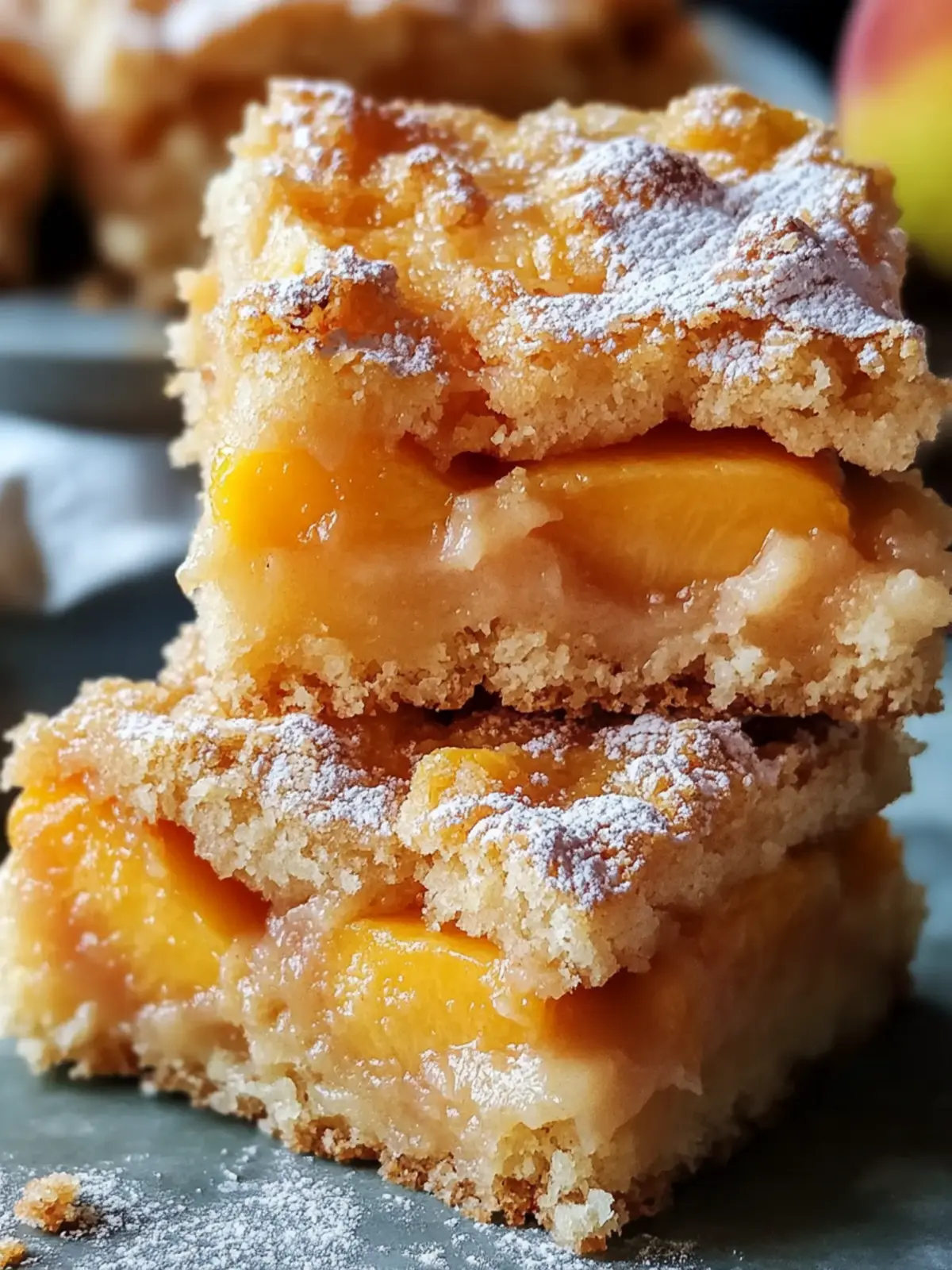 Peach Cobbler Bars That Steal the Summer Show! 4 Peach Cobbler Bars