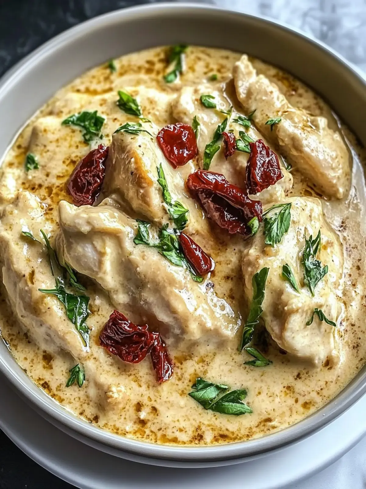 Keto Slow Cooker Marry Me Chicken in Creamy Rich Sauce 5 Keto Slow Cooker Marry Me Chicken in a Rich Cream Sauce