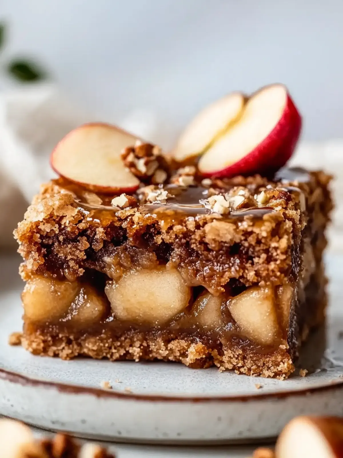 Maple Glazed Apple Blondies That Bring Fall to Your Kitchen 4 Maple Glazed Apple Blondies