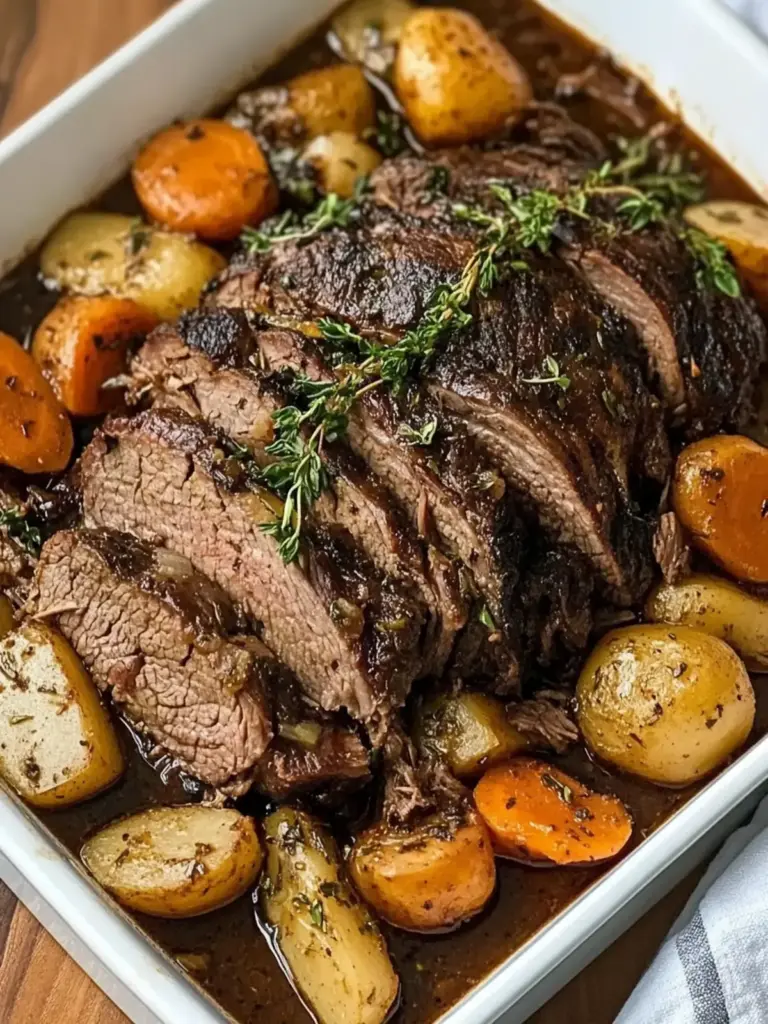 Fall-Apart Tender Crockpot Chuck Roast