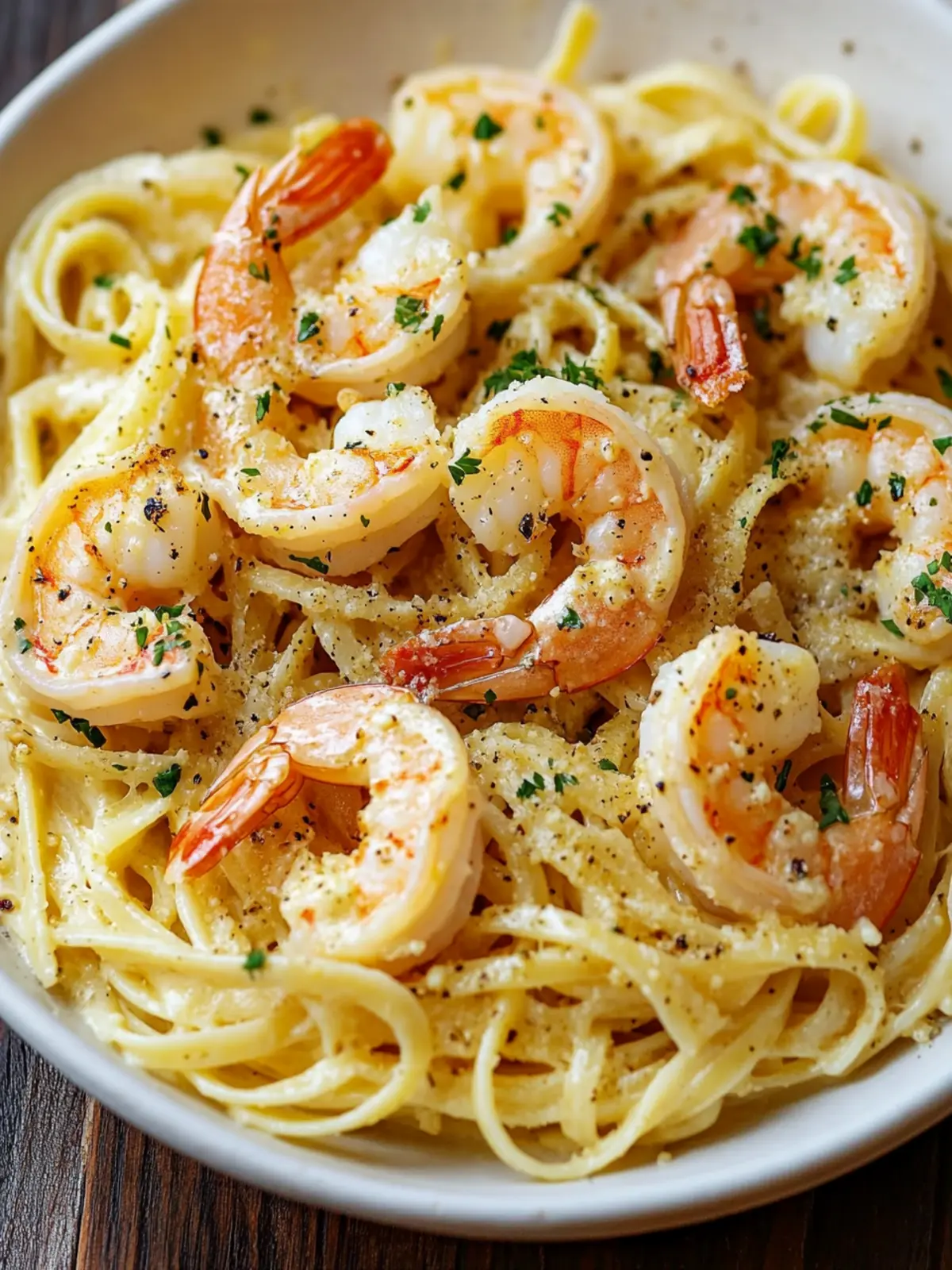 Creamy Garlic Shrimp Linguine for Home Cooked Happiness 2 Garlic Cream Shrimp Linguine
