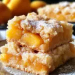 Peach Cobbler Bars