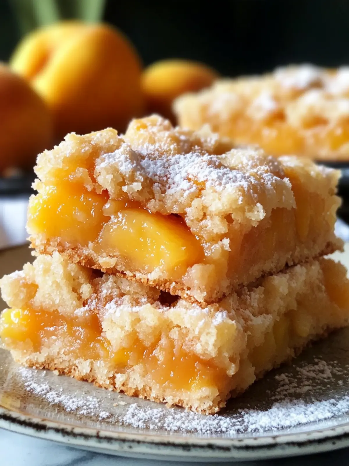 Peach Cobbler Bars That Steal the Summer Show! 5 Peach Cobbler Bars