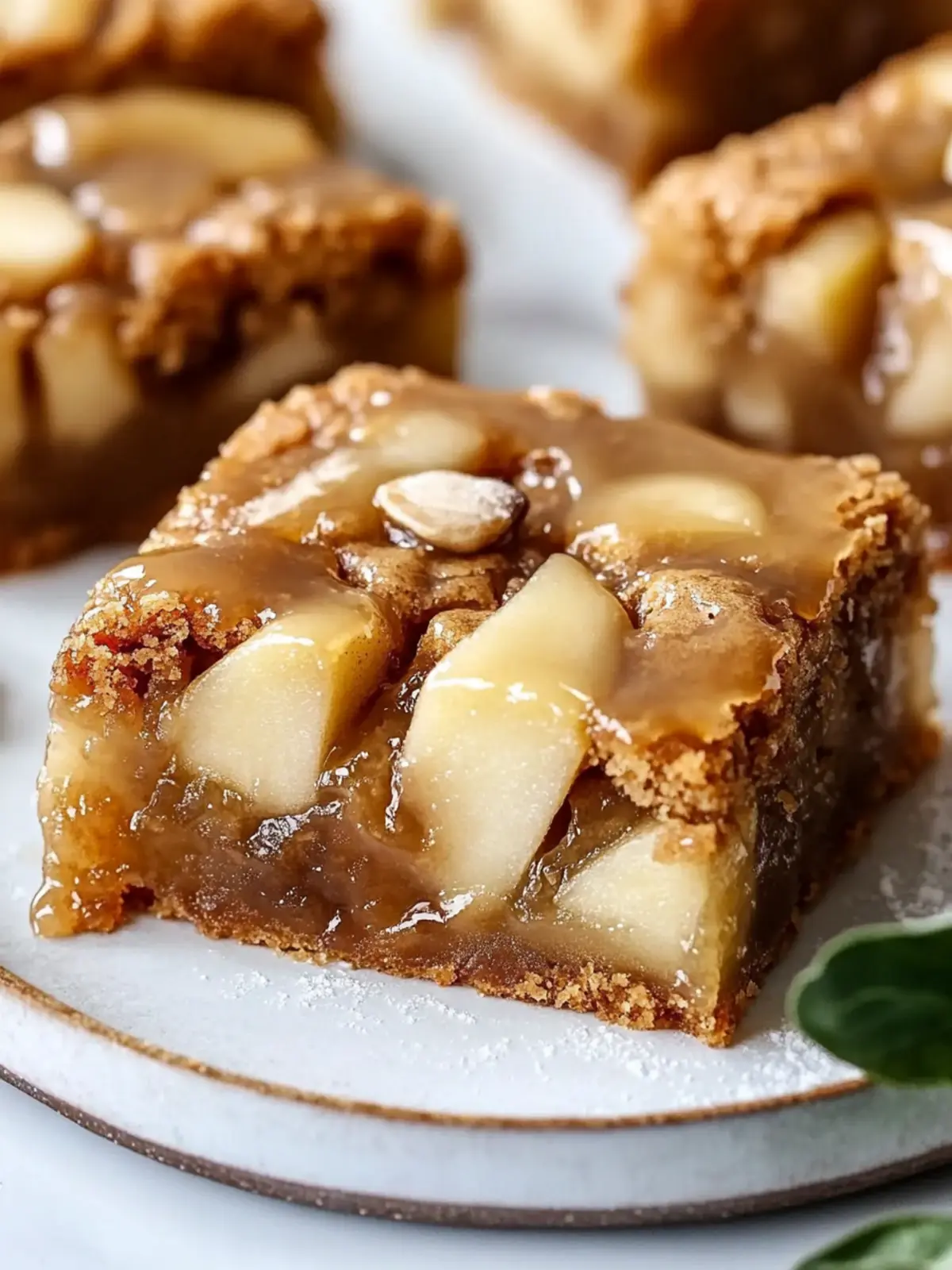 Maple Glazed Apple Blondies That Bring Fall to Your Kitchen 2 Maple Glazed Apple Blondies
