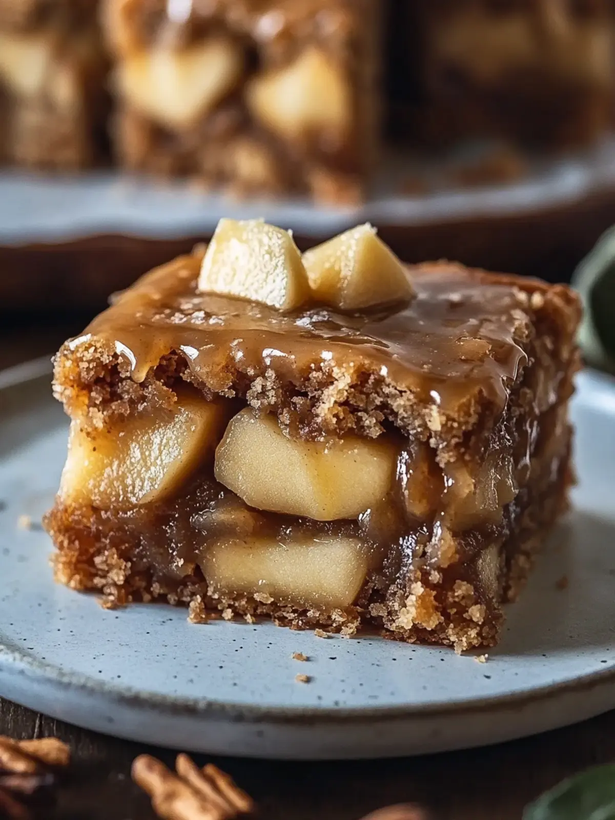 Maple Glazed Apple Blondies That Bring Fall to Your Kitchen 3 Maple Glazed Apple Blondies
